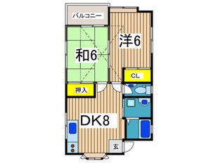 岩澤ハイツの物件間取画像